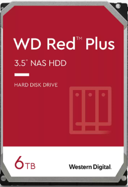 

Жесткий диск 6TB SATA 6Gb/s Western Digital WD60EFPX Red Plus NAS 3.5" 5400 RPM 128MB (WD60EFZX), WD60EFPX