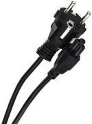 фото Кабель питания Telecom TP022-IEC320-C5/SHM-1.8-BK