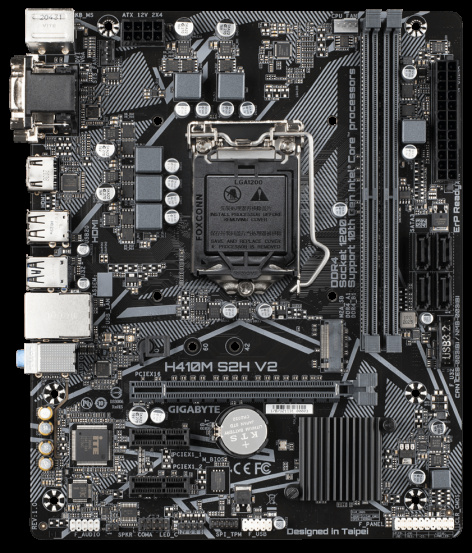 фото Материнская плата mATX GIGABYTE H410M S2H V2 (УЦЕНЕННЫЙ) в Волгограде