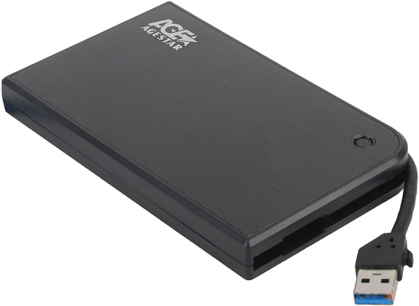фото Внешний корпус для HDD SATA 2.5” AgeStar 3UB2A14 (BLACK) в Уфе