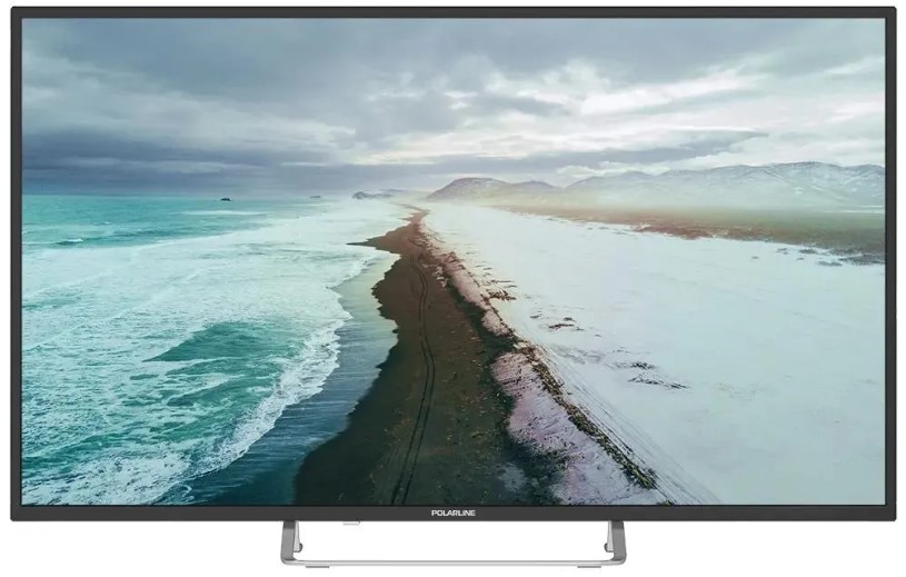 

Телевизор POLARLINE 43PL52TC-SM LED 43" черный/серебристый FULL HD 60Hz DVB-T DVB-T2 DVB-C DVB-S2 USB WiFi Smart TV (RUS), 43PL52TC-SM