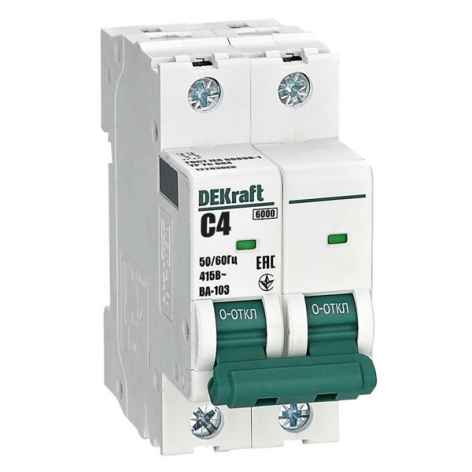 Изображение товара Автоматический выключатель DEKraft 12283DEK с защитой от перегрузок