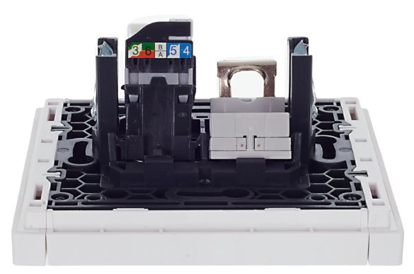 фото Розетка компьютерная+телефонная IEK FP-KT20-O-1-K01 в Казани