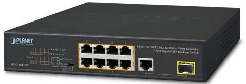 фото Коммутатор PoE Planet FGSD-1011HP в Омске