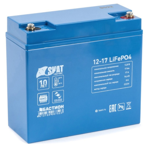 фото Аккумулятор  Бастион Skat i-Battery 12-17 LiFePo4 в Уфе