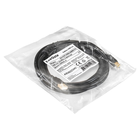 фото Кабель USB 2.0 Exegate EX-CCF-USB2-AMBM-4.5 в Красноярске