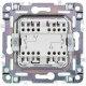 фото Выключатель двухклавишный с подсветкой  IEK SK-V20-2-10-K02