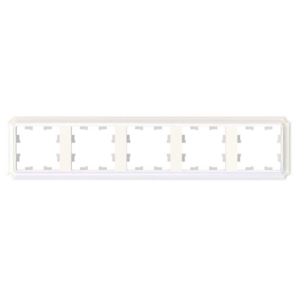

Рамка пятерная Systeme Electric ATN100405 AtlasDesign ANTIQUE универсальная, Жемчуг, ATN100405