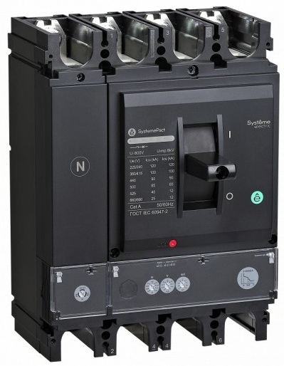 

Автоматический выключатель в литом корпусе Systeme Electric SPC400F40023L3DF SYSTEMEPACT CCB400 36KA 3P3D S2.3 400A рычаг, SPC400F40023L3DF