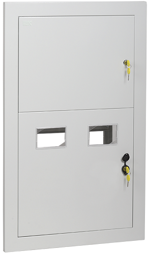 Изображение товара Щит IEK IND-MKM12-02-30 для электросистем, нержавеющая сталь, IP31, 24 модуля