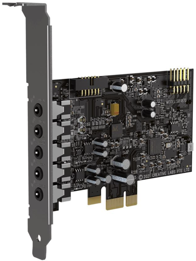 

Звуковая карта PCI-E Creative Labs Sound Blaster Audigy Fx V2 70SB187000000 внутренняя, Labs Sound Blaster Audigy Fx V2