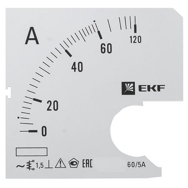 

Шкала сменная EKF s-a961-60 для A961 60/5А-1,5, s-a961-60