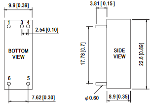 

Драйвер светодиодный Mean Well LDD-700L IP67, вход 9…36В DC, выход 700мА/2...32В, вход вкл-выкл и регулировки яркости свечения, в корпусе на плату 22., LDD-700L