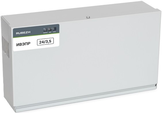 Изображение товара Источник питания Рубеж ИВЭПР 24/3,5 2x7 -Р БР