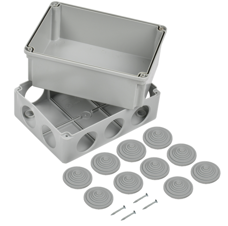 

Коробка распределительная IEK UKO10-190-140-120-K41-55 КМ41246 о/п 190х140х120мм IP55 10вв. серая, UKO10-190-140-120-K41-55