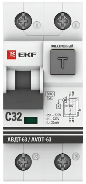 фото Автомат дифференциальный EKF DA63-32-30e