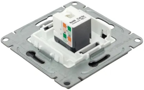 фото Розетка компьютерная  EKF UP1-SOG-RJ45-5