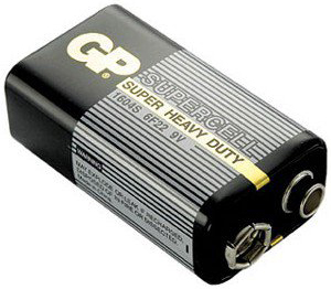 

Батарейка GP Supercell 1604S 6F22 9V, 1шт, size E Крона, Supercell 1604S 6F22