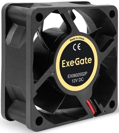 

Вентилятор для корпуса Exegate EX295227RUS 60x60x25 мм, 3500rpm, 18.3CFM, 24dBA, 2-pin, EX295227RUS