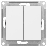 фото Выключатель двухклавишный Systeme Electric ATN001317
