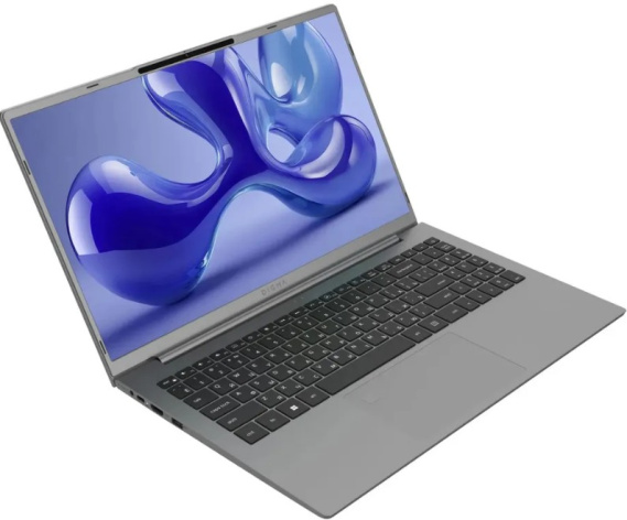 фото Ноутбук Digma Ascend 15.6" (AMD Ryzen 5, 16Гб DDR4, SSD 512 Гб, Radeon Graphics, Windows 11 Домашняя) Серый [DN15R5-ADXW12]