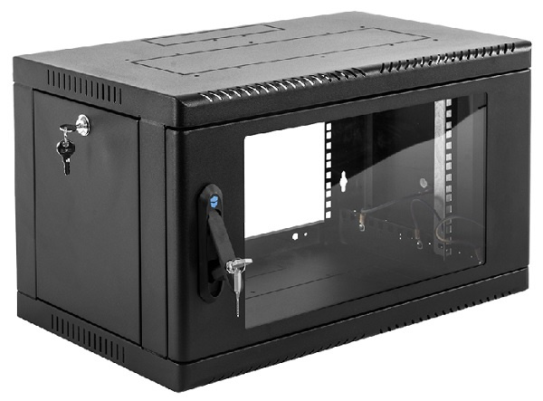 фото Шкаф настенный 19", 6U ЦМО ШРН-6.500-9005 в Красноярске