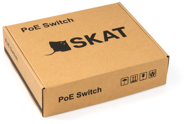 фото Коммутатор  Бастион SKAT PoE-4E-1G в Казани