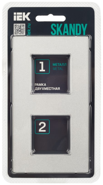 фото Рамка двойная  IEK SK-M22-M-K23 в Ростове-на-Дону