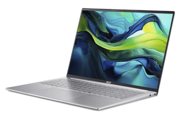 фото Ноутбук Acer Swift SFL16-51M 16" (Intel Core Ultra 5, 16Гб LPDDR5, SSD 512 Гб, Arc graphics, Без ОС) Серебристый [NX.D3UCD.003]