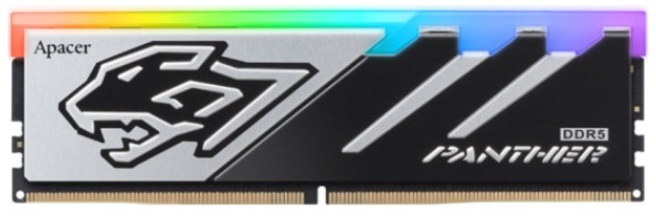 

Модуль памяти DDR5 16GB Apacer Panther RGB AH5U16G52C5229BAA-1 PC5-41600 5200MHz CL40, Panther RGB