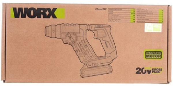 фото Перфоратор аккумуляторный WORX Professional WU380S