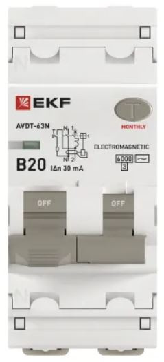 фото Автомат дифференциальный EKF D63N26M20B30 в Санкт-Петербургe