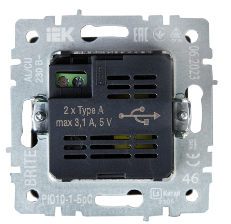 фото Розетка USB  IEK BR-U21-D31-K46 в Уфе