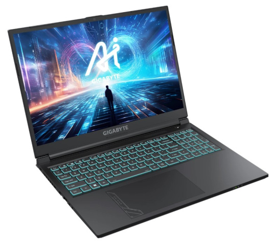 фото Ноутбук  GIGABYTE G6 в Уфе 16 ", Core i7, 32 Гб RAM, 512 Гб SSD, GeForce RTX 4060, Черный
