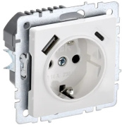 фото Розетка IEK BR-R14-16-U22-018-K01