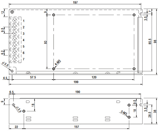 фото Преобразователь AC-DC сетевой Mean Well RD-125B в Уфе