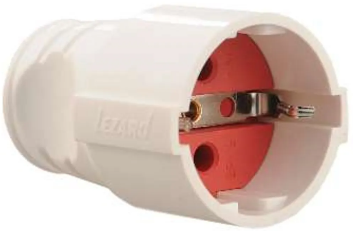 

Розетка Lezard 715-0701-607 штепсельная Accessories с заземл. бел., 715-0701-607