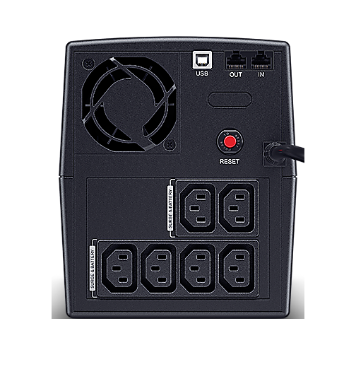 

Источник бесперебойного питания CyberPower UT1500EIG Line-Interactive 1500VA/900W USB/RJ11/45/USB charger A/C, UT1500EIG