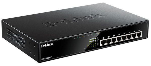 фото Коммутатор PoE D-link DGS-1008MP/B1A в Омске