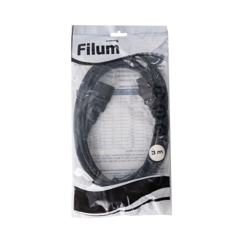 фото Кабель питания Filum FL-PC6-C13-C14-3M в Уфе