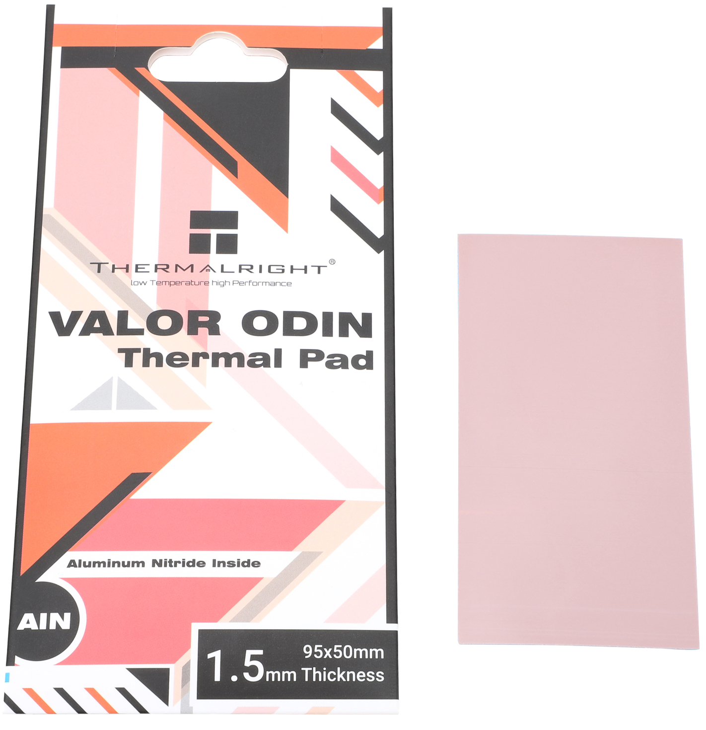 

Термопрокладка Thermalright VALOR-ODIN-95X50-1.5 15 W/mk, pink, VALOR-ODIN-95X50-1.5