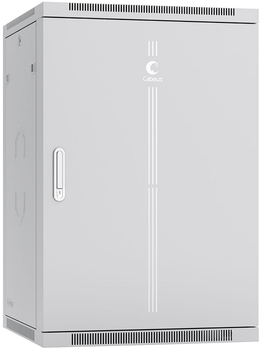 

Шкаф настенный 19", 18U Cabeus SH-05F-18U60/45m-R 600x450x901mm (ШхГхВ) дверь металл, цвет серый (RAL 7035), SH-05F-18U60/45m-R