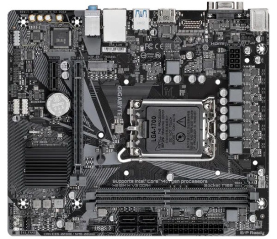 фото Материнская плата mATX GIGABYTE H610M H V3 DDR4 в Уфе