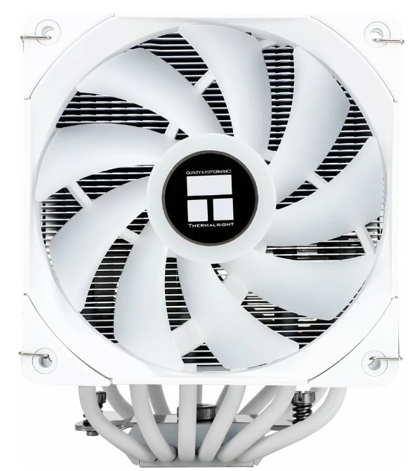 

Кулер Thermalright Peerless Assassin 120 Digital White LGA115x/1200/1700/1851/AM4/AM5 (120mm, 1850rpm, 88.89CFM, 26dBa), Peerless Assassin 120 Digital White