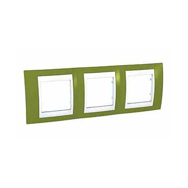 

Рамка Schneider Electric MGU6.006.866 Unica фисташковый/ белый гор. 3-я, MGU6.006.866