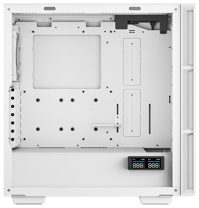 

Корпус eATX Deepcool CH560 DIGITAL WH белый, без БП, боковая панель из закаленного стекла, USB Type-C, USB 3.0, audio, CH560 DIGITAL WH