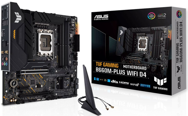 фото Материнская плата mATX ASUS TUF GAMING B660M-PLUS WIFI D4 в Уфе