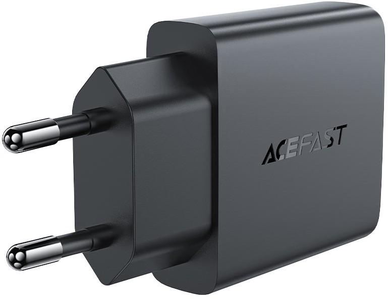 

Зарядное устройство сетевое ACEFAST A65 PD20W GaN single USB-C ultra-thin charger (EU). Цвет: черный, A65