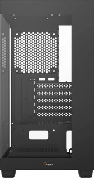 

Корпус mATX Ocypus Gamma C52 BK черный, без БП, боковая панель из закалённого стекла, USB 3.0, 2*USB 2.0, Gamma C52 BK