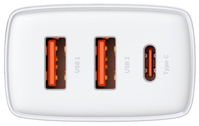 

Зарядное устройство сетевое Baseus CCXJ-E02 Compact Quick Charger (для телефонов/для планшетов/для наушников/для умных часов и/или браслетов, разъем п, CCXJ-E02